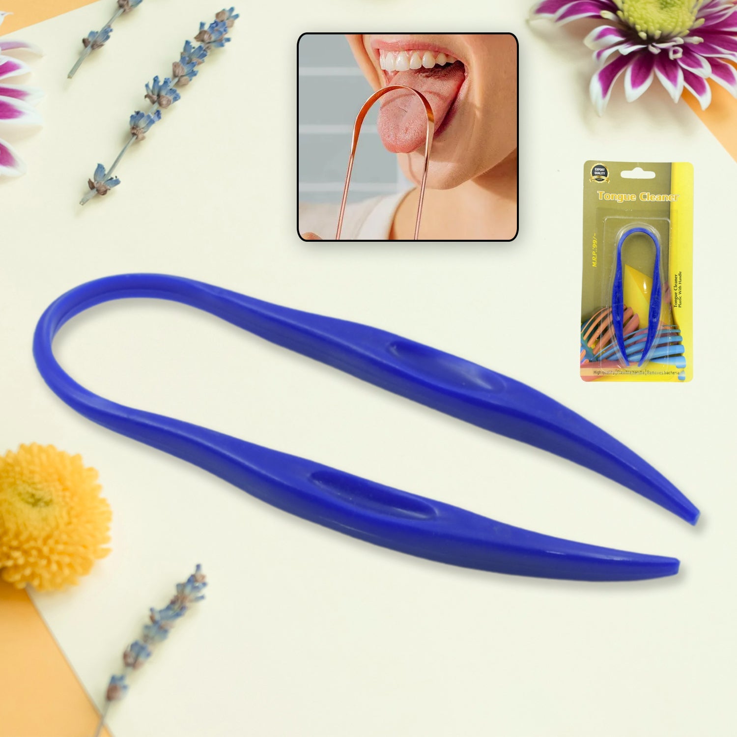 Plastic Tongue Cleaner For Kids & Adults | Tongue Scraper For Bad Breath, Maintain Oral Hygiene for Daily Use | for Fresh Breath & Bacteria Removal | Improved Taste Plastic With Handle Tongue Cleaner (1 Pc ) Plastic Tongue Cleaner For Kids & Adults | Tongue Scraper For Bad Breath, Maintain Oral Hygiene for Daily Use | for Fresh Breath & Bacteria Removal | Improved Taste Plastic With Handle Tongue Cleaner (1 Pc )